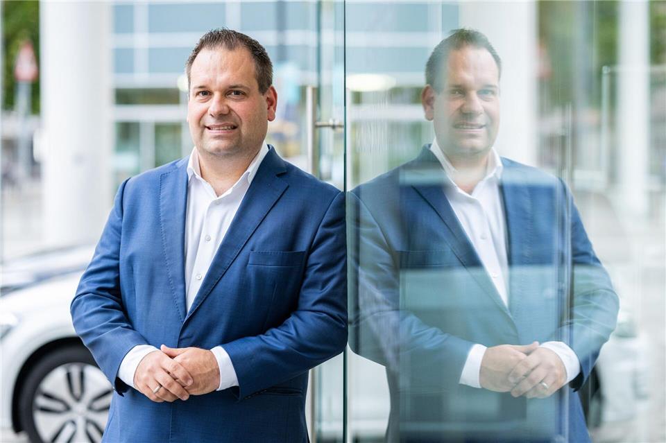 Dennis Rehbein (CDU) setzte sich in Hagen gegen seinen Konkurrenten von der AfD durch. Guido Kirchner/dpa