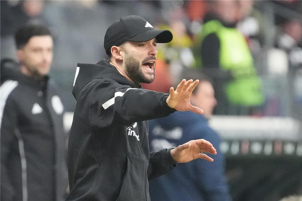 Dennis Schmitt darf die Eintracht auch gegen Tottenham coachen.Marc Schüler/dpa