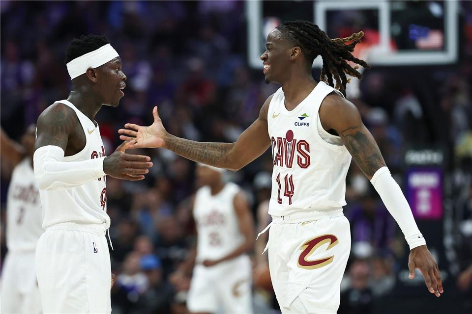 Dennis Schröder hat mit den Cleveland Cavaliers auch das sechste Spiel gewonnen.Sara Nevis/AP/dpa