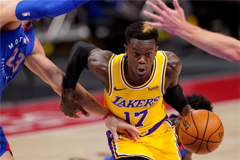 Dennis Schröder spielt in der NBA für die Los Angeles Lakers.