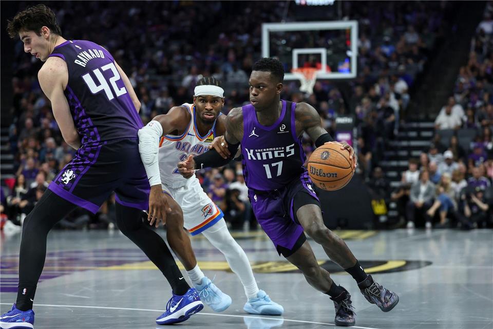 Dennis Schröder traf gegen die Thunder keinen einzigen Wurf aus dem Feld.Sara Nevis/AP/dpa