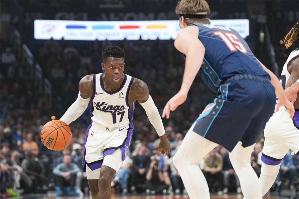 Dennis Schröder war gegen den Meister bester Scorer seines Teams.Kyle Phillips/AP/dpa
