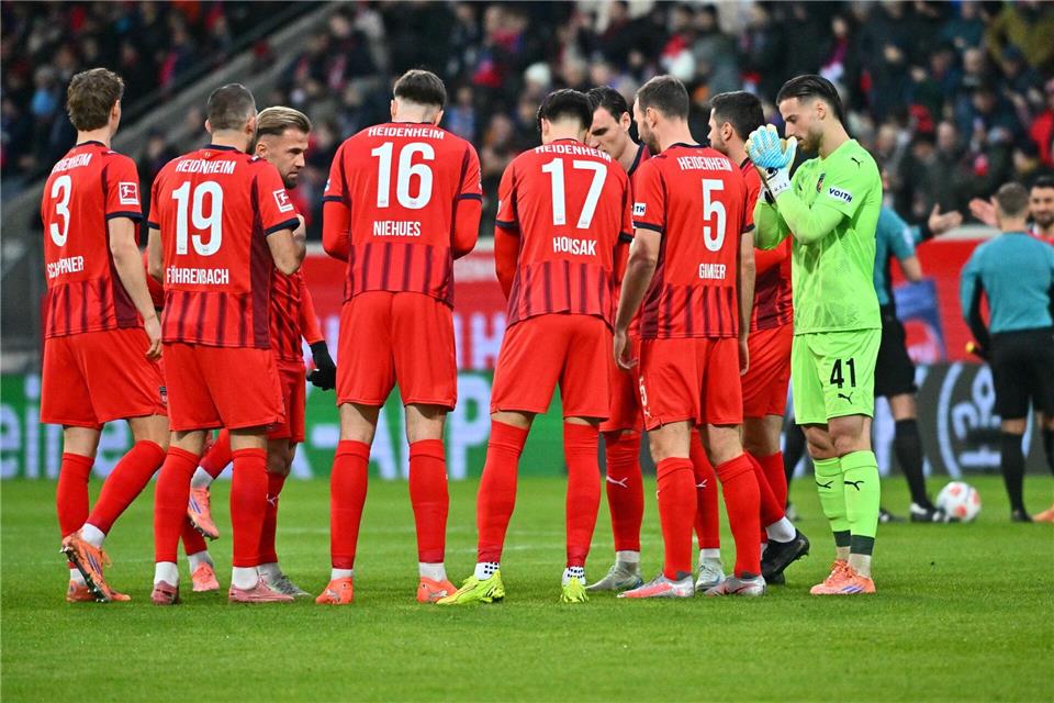 Der 1. FC Heidenheim ist am Samstag beim FC St. Pauli zu Gast. (Archivbild)Jan-Philipp Strobel/dpa