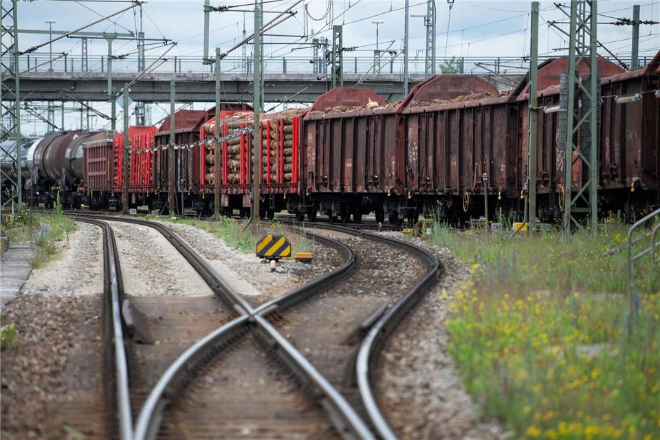 Der 20-Jährige war von einem Brückengeländer auf das Zugdach gesprungen. (Symbolbild)Sven Hoppe/dpa