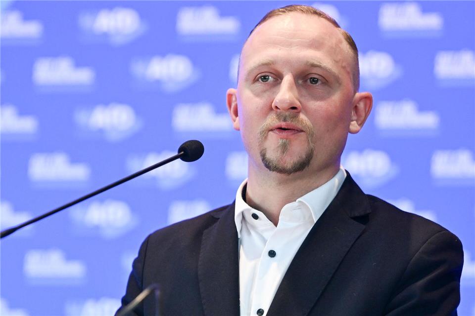 Der  35 Jahre alte AfD-Politiker Felix Teichner unterlag bei der Landratswahl in der Uckermark. (Archivbild)Jens Kalaene/dpa