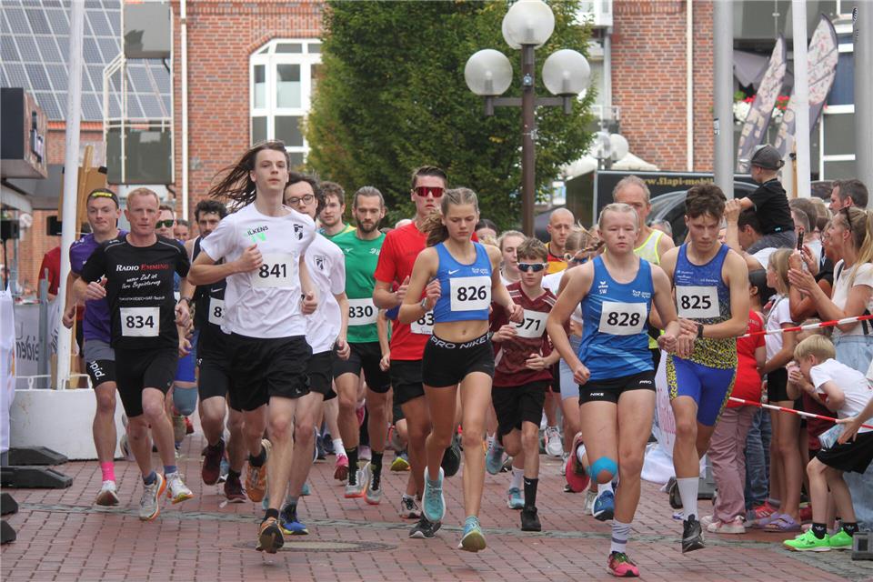 Der 5000-Meter-Lauf erfreut sich großer Beliebtheit in Heiden. 