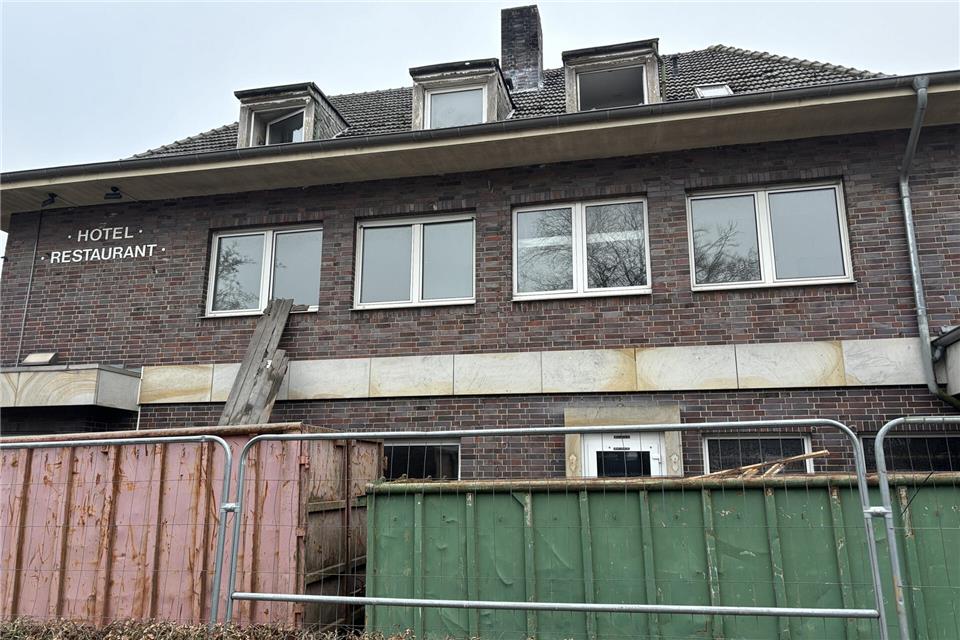 Der Abriss des Haus Epping wird vorbereitet.