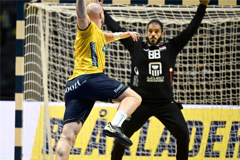 Der Ägypter Karim Hendawy verstärkt die HSG Wetzlar.Anders Wiklund/TT News Agency/AP/dpa
