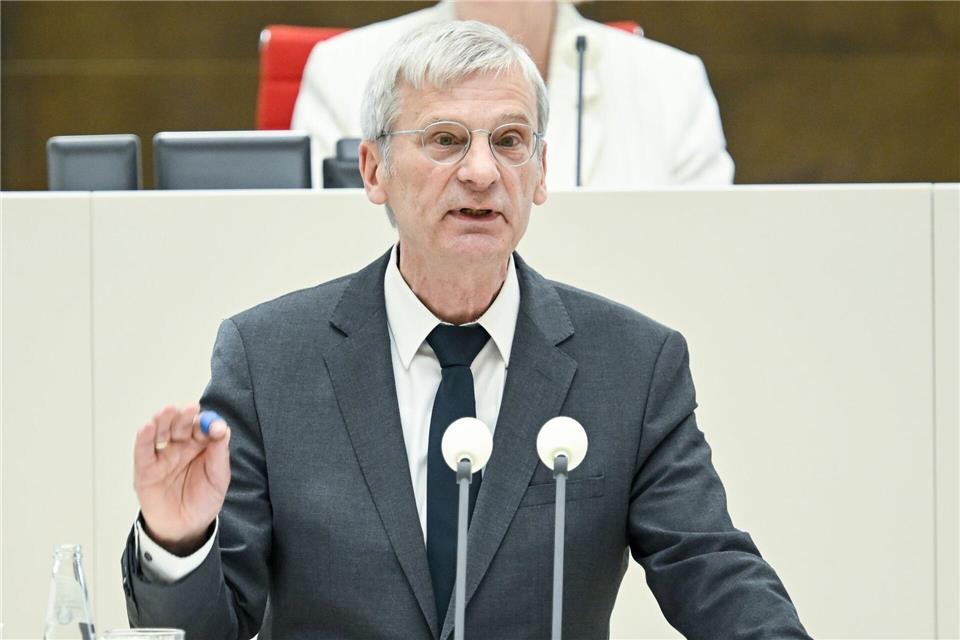 Der AfD-Politiker Hans-Christoph Berndt hatte für ein Stadtfest in seiner Heimat gespendet. (Archivbild)Britta Pedersen/dpa