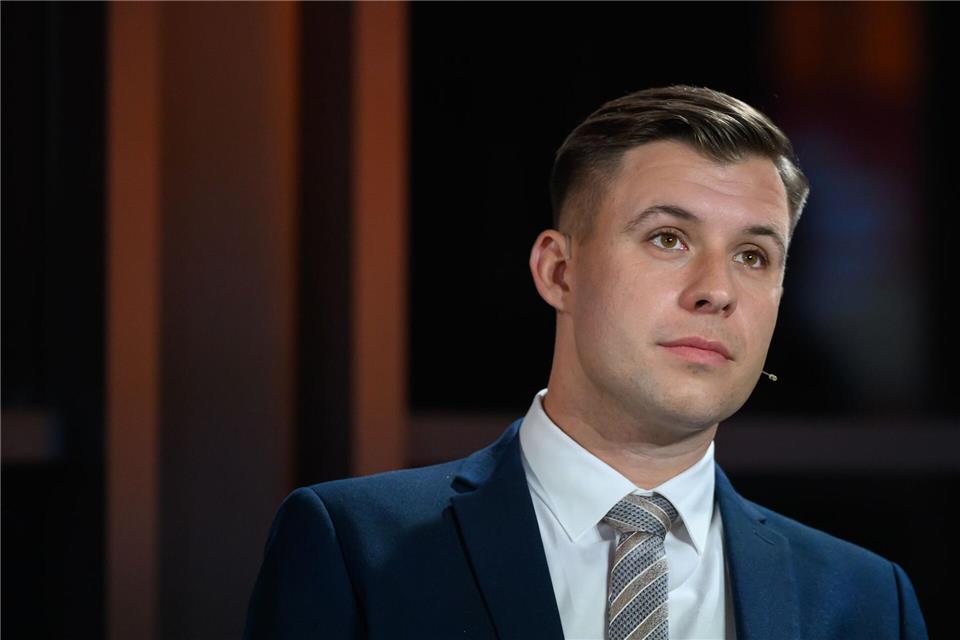 Minister wirft AfD Hetze vor - Kontroverse bei Talkrunde Der AfD-Politiker Jean-Pascal Hohm: Gegen seinen Auftritt beim RBB-Livetalk „Wir wollen reden“ gab es Protest.Patrick Pleul/dpa