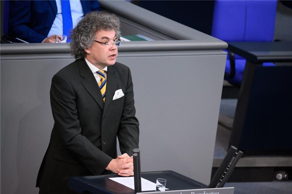 Der AfD-Politiker Matthias Moosdorf gehört dem Bundestag seit 2021 an. (Archivbild) Bernd von Jutrczenka/dpa