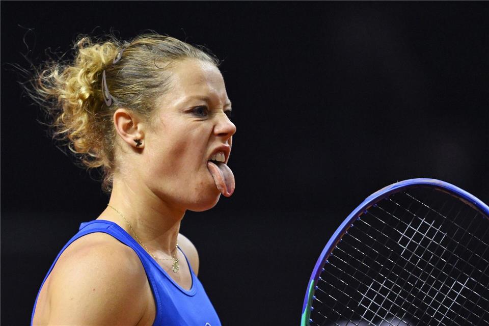 Der Auftakt ins Match lief nicht wie geplant, aber Laura Siegemund drehte die Partie.Marijan Murat/dpa