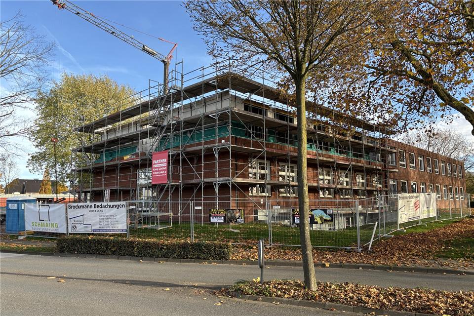 Der Ausbau der Sebastianschule, der wegen des Rechtsanspruchs auf einen OGS-Platz erforderlich ist, gehört zu den laufenden Investitionen in der Gemeinde Raesfeld.