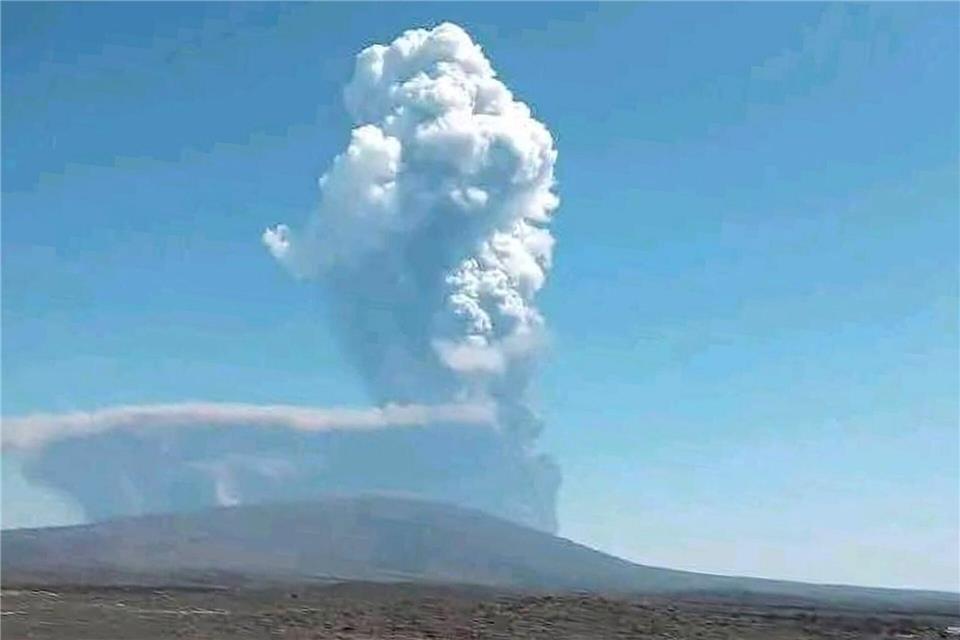 Der Ausbruch gilt als erste dokumentierte Aktivität des Hayli Gubbi seit mehreren Jahrtausenden. (Handout)Uncredited/Afar Government Communication Bureau/AP/dpa