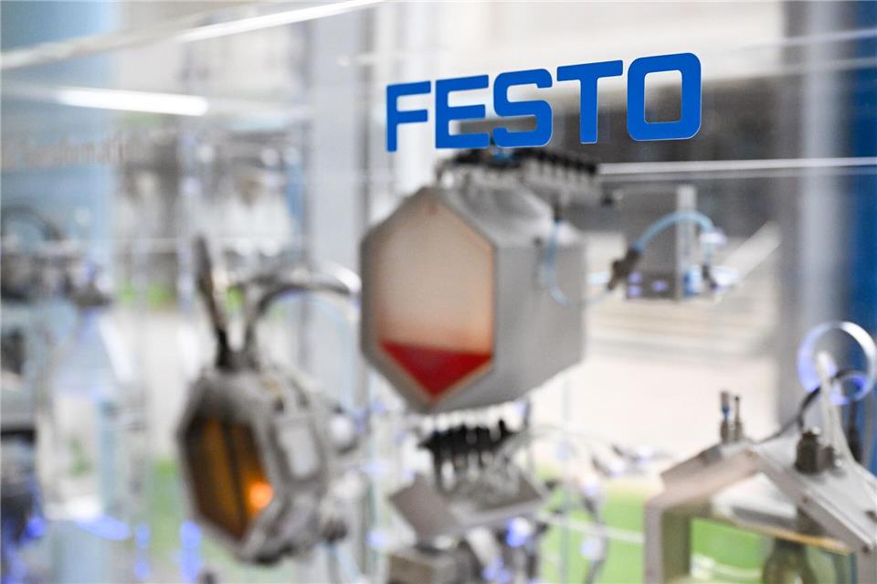 Der Automatisierungsspezialist Festo hat 2025 weniger Umsatz gemacht. (Archivbild)Bernd Weißbrod/dpa