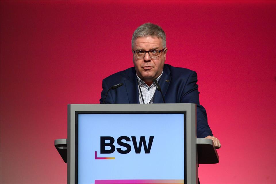 Der BSW-Politiker Dirk Hoffmeister will für den Vorsitz der Thüringer BSW-Fraktion kandidieren. (Archivbild)Klaus-Dietmar Gabbert/dpa