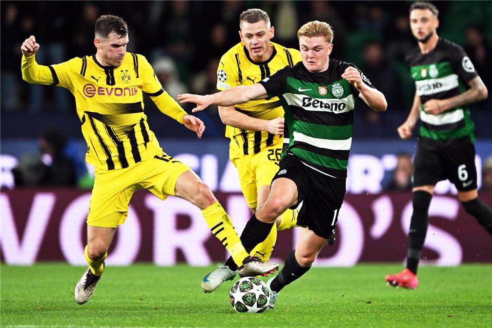 Der BVB und Sporting Lissabon lieferten sich ein wenig ereignisreiches DuellFederico Gambarini/dpa