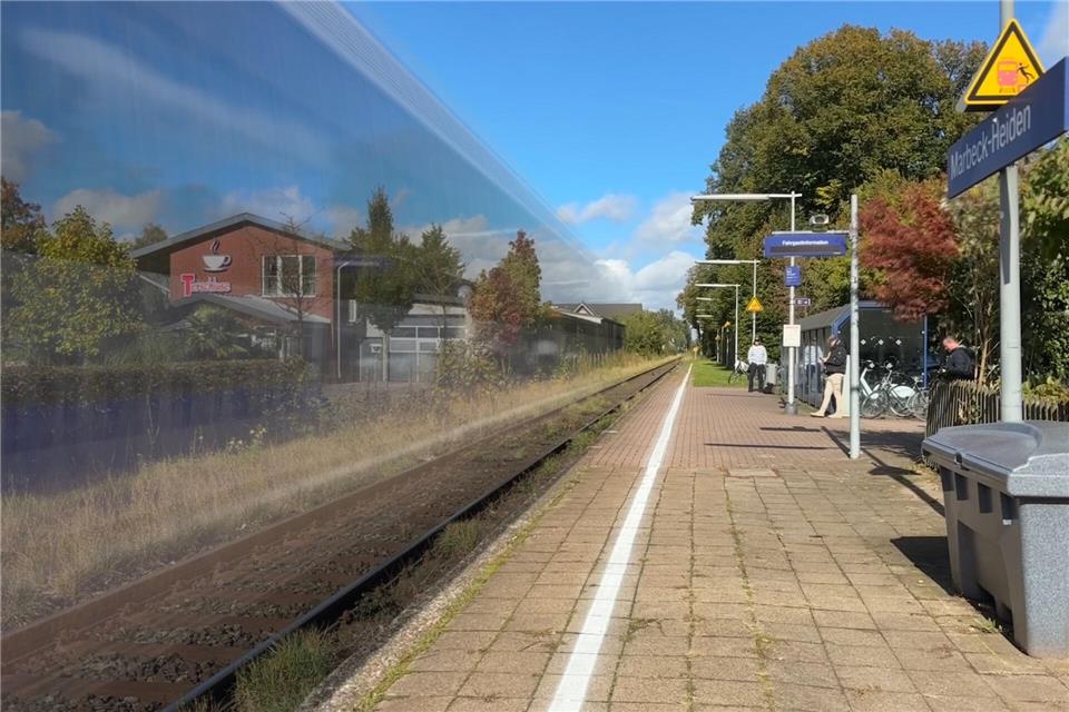 Der Bahnhalt Marbeck-Heiden soll als Mobilstation deutlich aufgewertet werden.