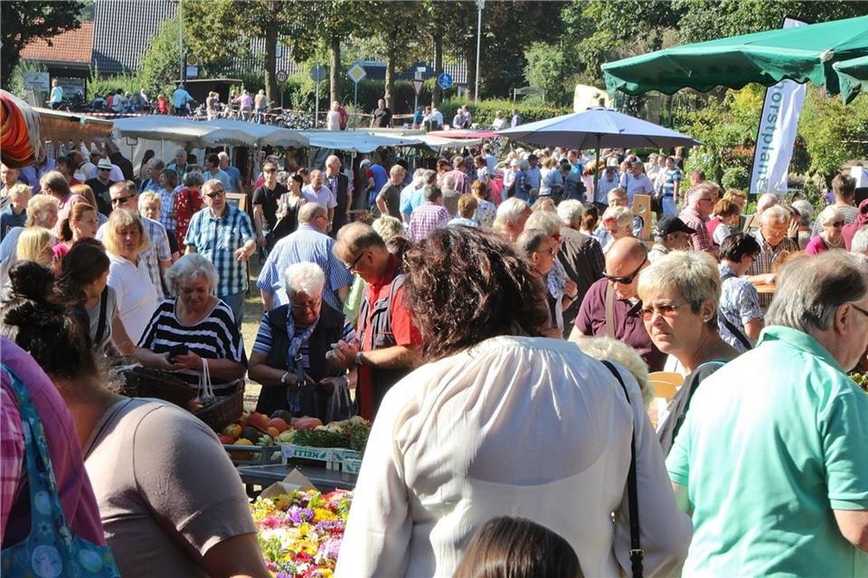 Der Bauernmarkt bei Stegerhoff war in den vergangenen Jahren stets gut besucht.
