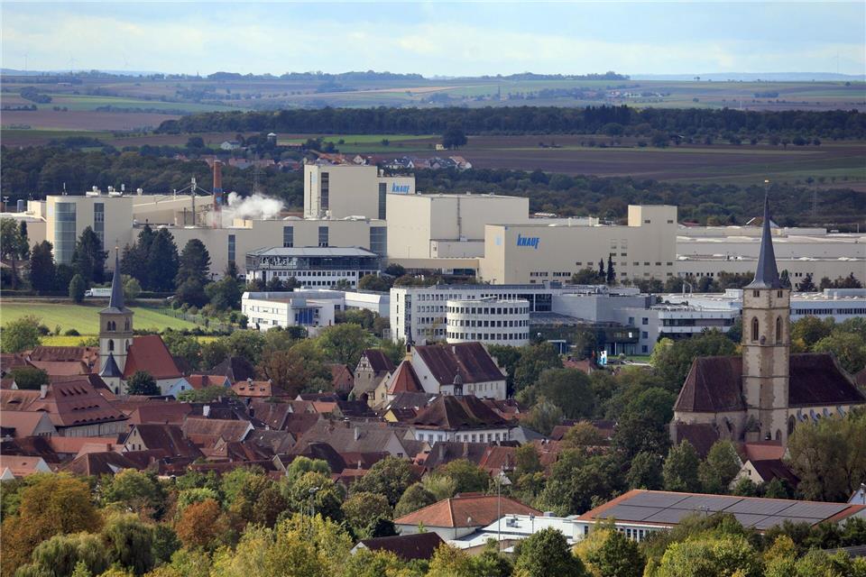 Der Baustoffhersteller Knauf plant mit einem anderen Unternehmen eine Gipsrecycling-Anlage in Mittelfranken. (Archivbild)Karl-Josef Hildenbrand/dpa