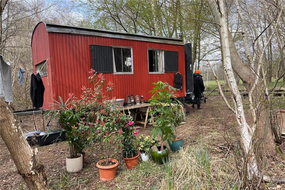 Der Bauwagen aus der ZDF-Reihe „Spreewaldkrimi“ soll dauerhaft in der Stadt Lübbenau bleiben (Handout).Wolfgang Esser/Stadt Lübbenau/dpa