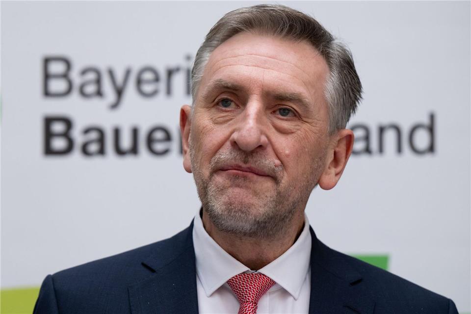 Der Bayerische Bauernverband - hier Präsident Günther Felßner - hat eine neue Satzung beschlossen. Sven Hoppe/dpa