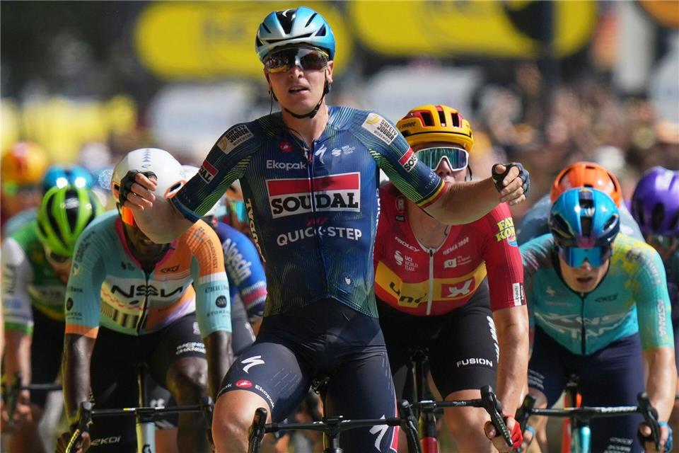 Der Belgier war der schnellste Mann.Thibault Camus/AP/dpa