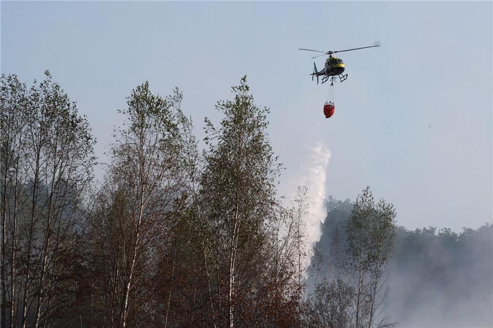 Der Brand war Ende Juni ausgebrochen. (Archivbild)Bodo Schackow/dpa