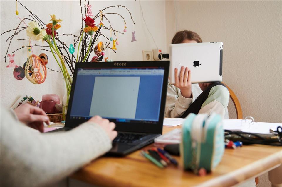 Der Brandenburger Landtag hat über einen AfD-Antrag zur Änderung der Schulpflicht für mehr häusliches Lernen entschieden. (Symbolbild)Annette Riedl/dpa
