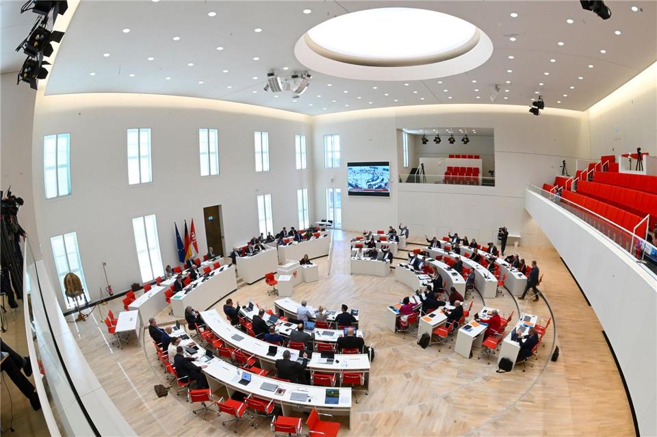 Der Brandenburger Landtag hat über zwei teils umstrittene Medienstaatsverträge entschieden.Jens Kalaene/dpa