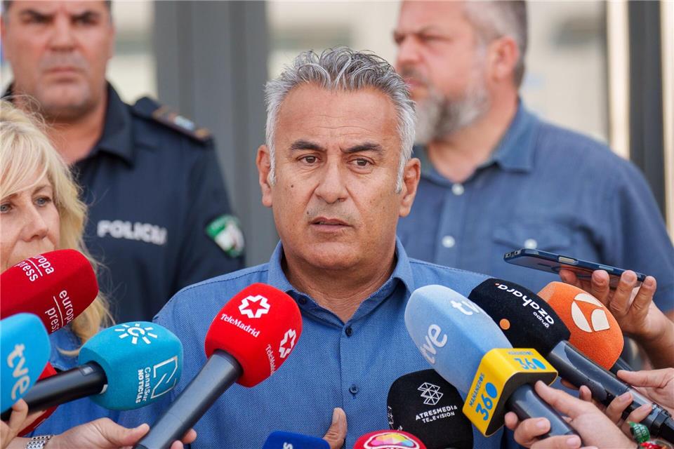 Der Bürgermeister sprach von einer „grauenvollen Szene“.Francisco J. Olmo/EUROPA PRESS/dpa