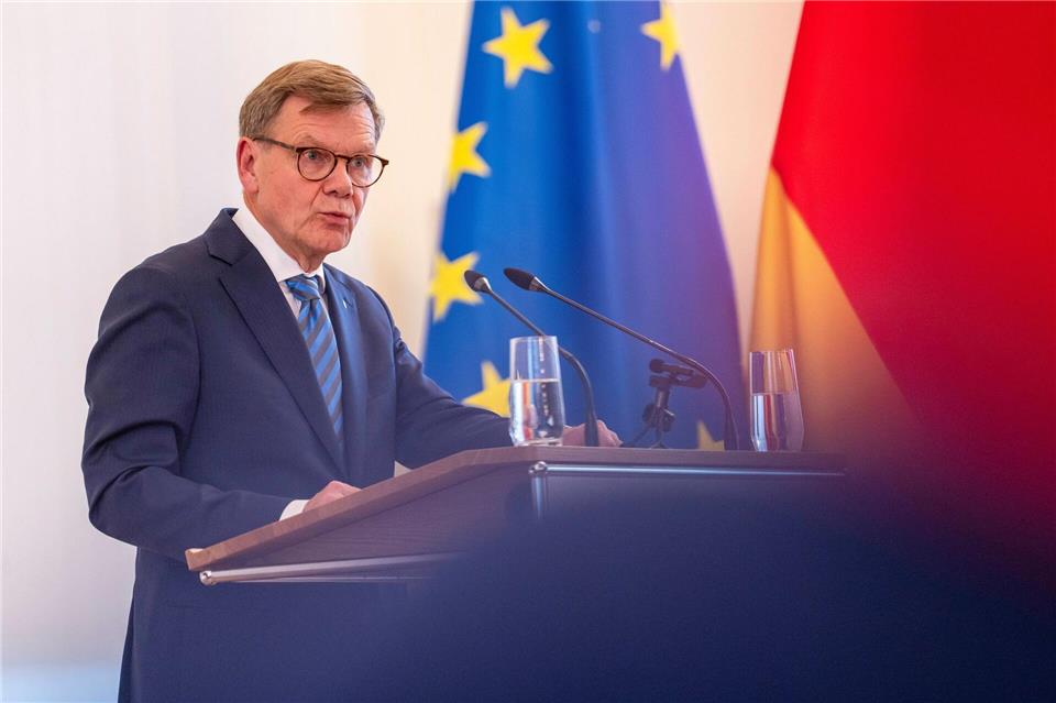 Der Bundesaußenminister betont das Bekenntnis zu Europa, zur Westbindung und dem transatlantischen Verhältnis.Andreas Arnold/dpa