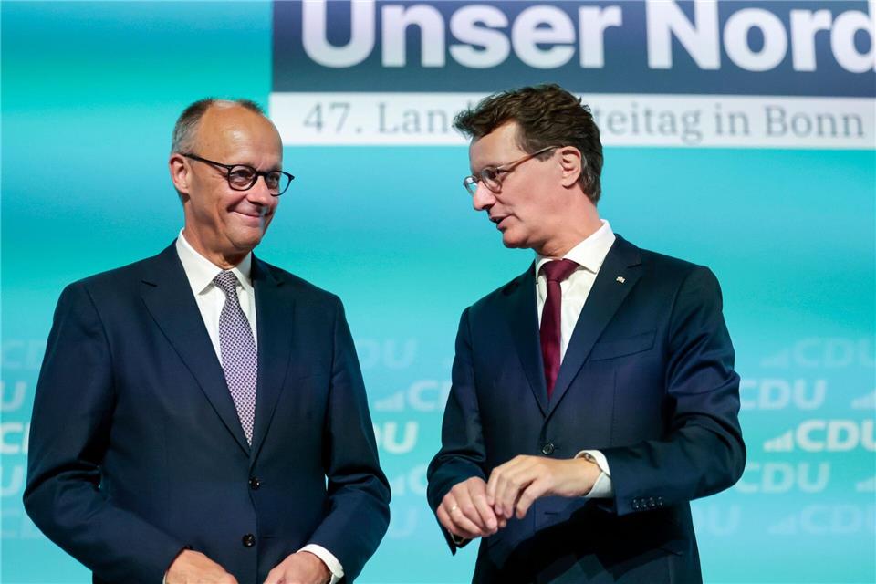 Der Bundeskanzler kündigt zwei Wochen vor den Kommunalwahlen in Nordrhein-Westfalen den lange erwarteten Startschuss zur Altschuldenhilfe des Bundes an.Thomas Banneyer/dpa