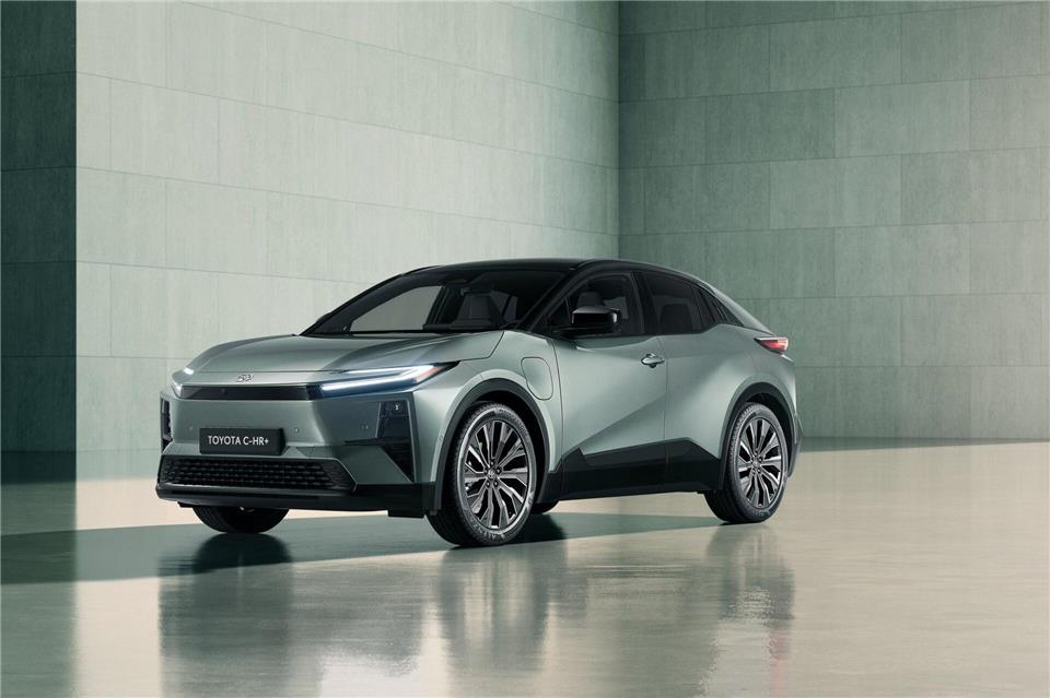 Der C-HR+ ist ein reines Akku-Auto und soll im April zu Preisen ab 38.990 Euro auf den Markt kommen.Toyota/dpa-tmn