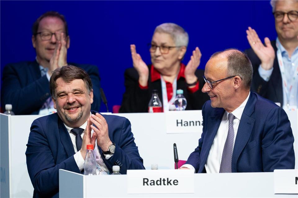 Der CDA-Vorsitzende Radtke hatte Merz für dessen Äußerung zur Rente kritisiert.Florian Wiegand/dpa