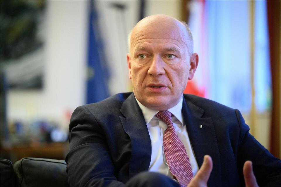 Der CDU-Politiker Kai Wegner ist seit 2023 Regierender Bürgermeister von Berlin. (Archivbild)Bernd von Jutrczenka/dpa