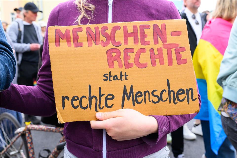 Der CSD in Eberswalde wirbt für Toleranz und Vielfalt.Patrick Pleul/dpa