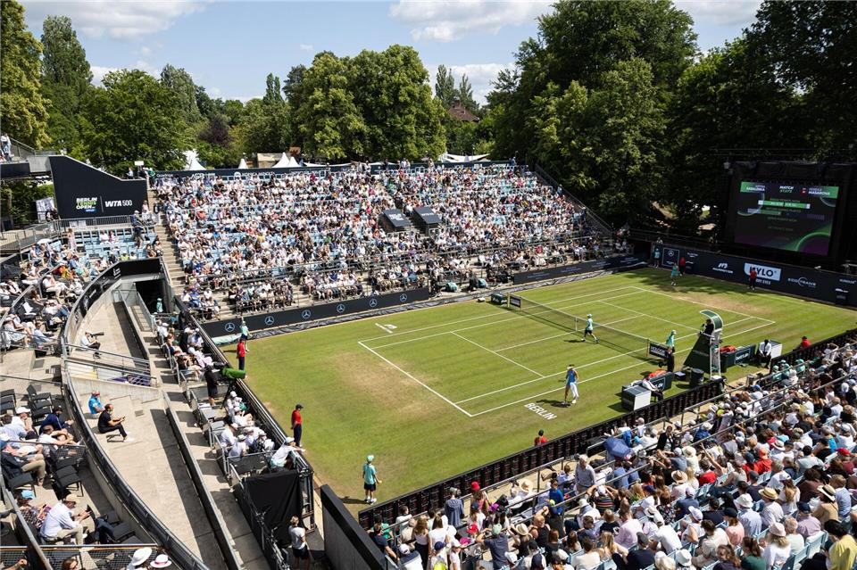 Der Center Court soll erweitert werden. Hannes P. Albert/dpa
