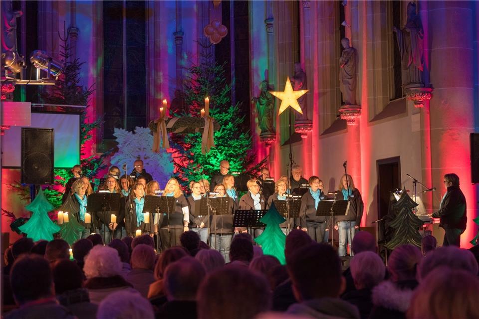 Der Chor Believe hat in der St.-Martin-Kirche eine besinnliche Stunde gestaltet.