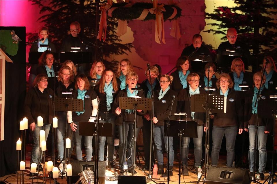 Der „Chor Believe“ singt am vierten Adventssonntag in der St.-Martin-Kirche. 