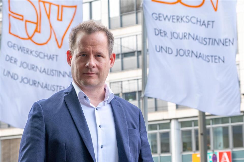 Der DJV fordert Garantien für die Freiheit des öffentlich-rechtlichen Landesrundfunks. (Archivbild)Ulf Vogler/dpa