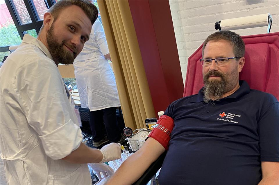 Der DRK-Ortsverein Heiden wünscht sich in diesem Jahr, die 700-Spender-Marke zu knacken.