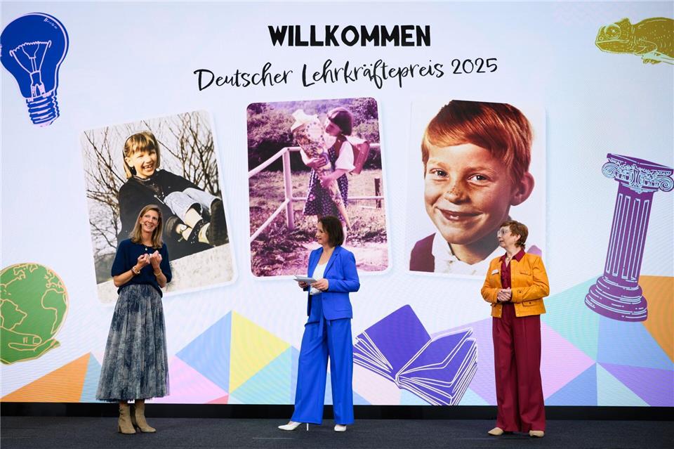 Der Deutsche Lehrkräftepreis würdigt besonders engagierte Lehrerinnen und Lehrer - auf Vorschlag ihrer Schülerinnen und Schüler.Bernd von Jutrczenka/dpa