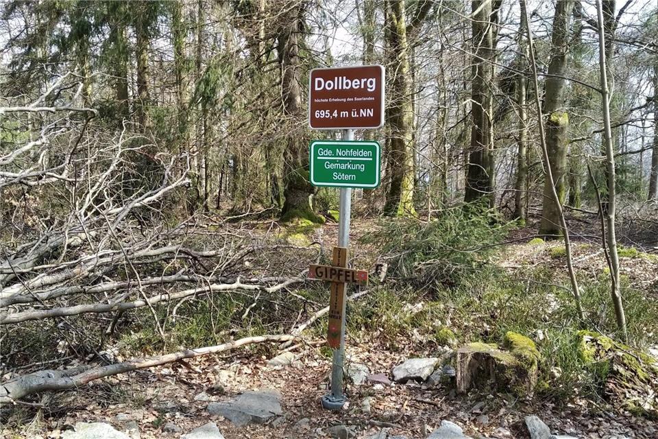 Der Dollberg bei Nohfelden gilt seit einer Neuvermessung 2005 als höchster natürlicher Punkt im Saarland. (Handout) S�ren Molter/Stabsstelle Tourism