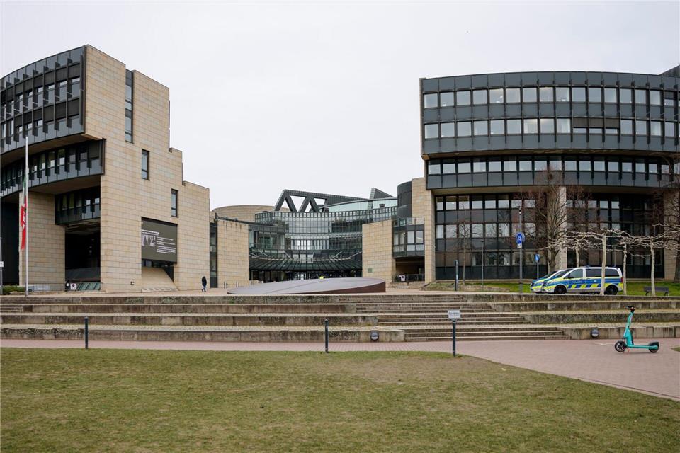 Der Düsseldorfer Landtag feiert im Herbst sein 80-jähriges Jubiläum. (Archivbild)Thomas Banneyer/dpa