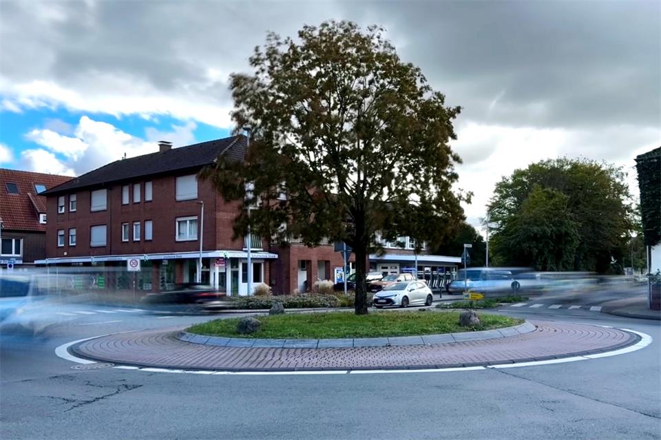 Der „Einhaus-Kreisel“ soll saniert werden. Immer wieder gibt es hier Unfälle mit Verletzten.