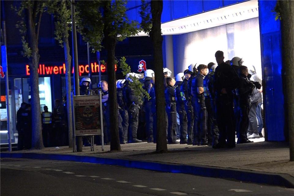 Der Einsatz war in der Spiegelstraße.-/Nord-West-Media TV /dpa
