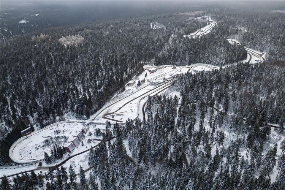 Der Eiskanal in Altenberg lockt nicht nur Spitzensportler (Archivbild)Robert Michael/dpa