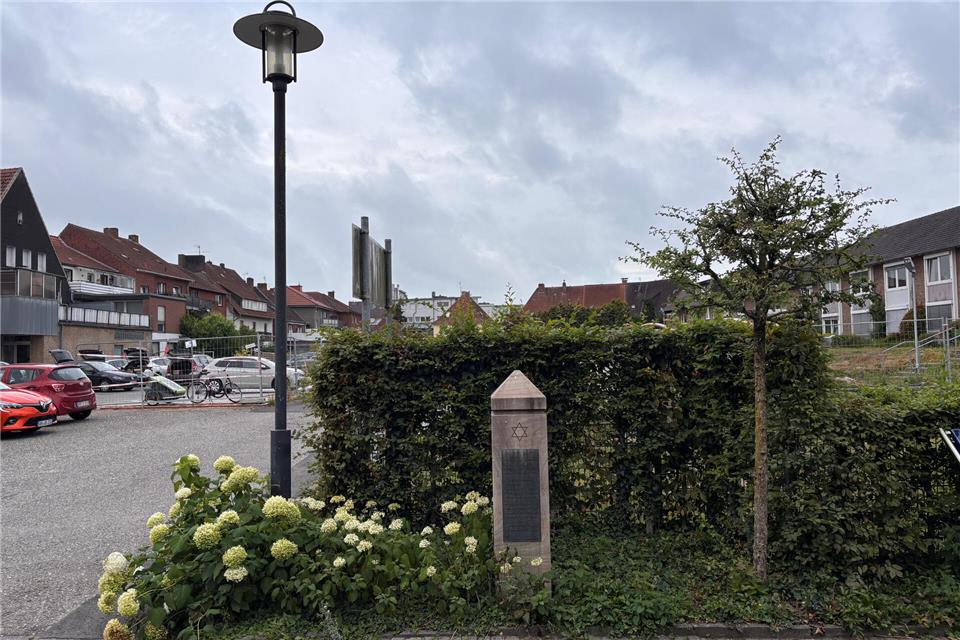 Der Erinnerungsort für die frühere Synagoge soll im Rahmen des Bauprojekts Brinkerhof einen neuen Rahmen erhalten.
