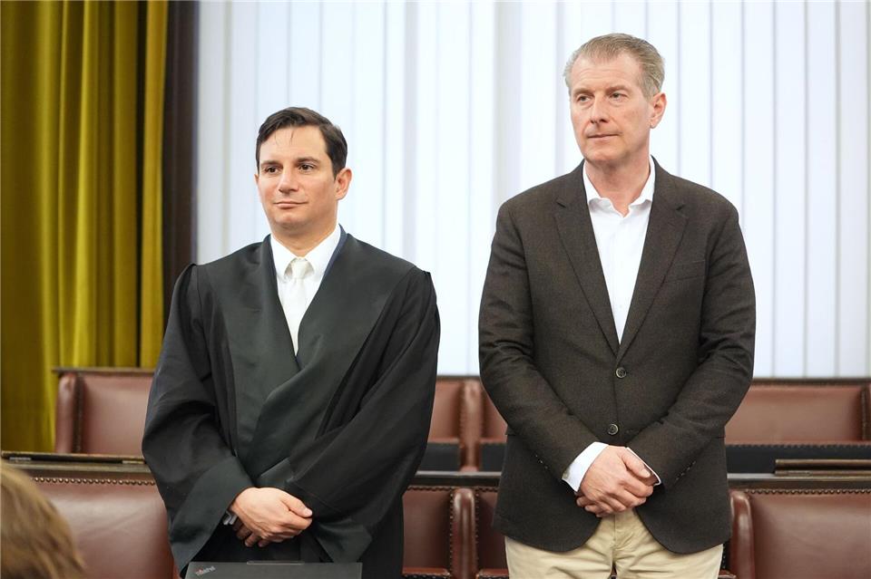 Der Ex-Mann von Christina Block, Stephan Hensel, ist Nebenkläger in dem Prozess.Marcus Brandt/Pool dpa/dpa